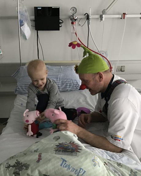 Baroli sammen med barnet Oliver