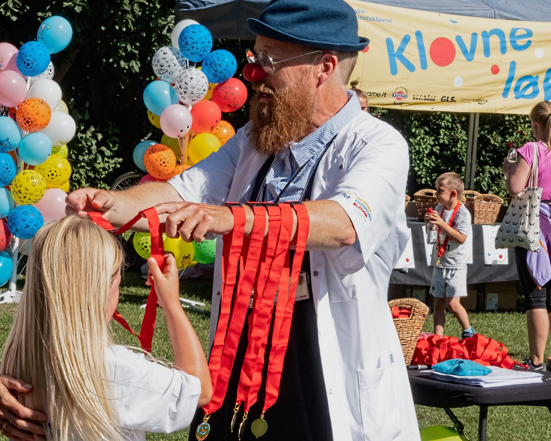 Klovneløb med hospitalsklovn Dr. Dulle